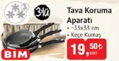 Tava Koruma Aparatı 3'lü 33x33 cm Tava Koruma Aparatı 3'lü 33x33 cm