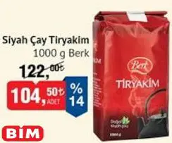 Berk Tiryakim Siyah Çay 1000 g Berk Tiryakim Siyah Çay 1000 g