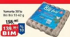 Bili Bili Yumurta 53-62 g 30'lu Bili Bili Yumurta 53-62 g 30'lu