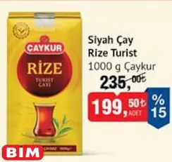 Çaykur Siyah Çay Rize Turist 1000 g Çaykur Siyah Çay Rize Turist 1000 g