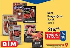 Dana Kangal-Çatal Sucuk 450 g Dana Kangal-Çatal Sucuk 450 g
