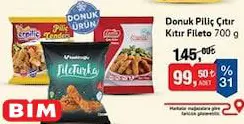 Donuk Piliç Çıtır Kıtır Fileto 700 g Donuk Piliç Çıtır Kıtır Fileto 700 g