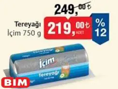 İçim Tereyağı 750 g İçim Tereyağı 750 g