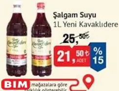 Yeni Kavaklıdere Şalgam Suyu 1 L Yeni Kavaklıdere Şalgam Suyu 1 L
