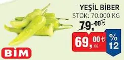 Yeşil Biber Kg Yeşil Biber Kg