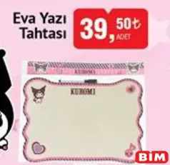 Kuromi Eva Yazı Tahtası Kuromi Eva Yazı Tahtası