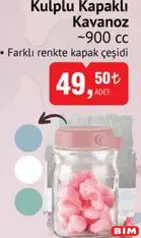 Kulplu Kapaklı Kavanoz 900 cc Kulplu Kapaklı Kavanoz 900 cc