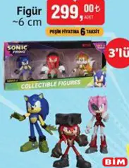 Sonic Figür 3'lü Sonic Figür 3'lü
