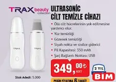 Trax Beauty Ultrasonic Cilt Temizle Cihazı Trax Beauty Ultrasonic Cilt Temizle Cihazı