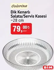 Colorina Dik Kenarlı Salata/Servis Kasesi 28 cm Colorina Dik Kenarlı Salata/Servis Kasesi 28 cm