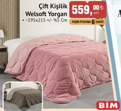 Welsoft Çift Kişilik Yorgan 195x215 Welsoft Çift Kişilik Yorgan 195x215