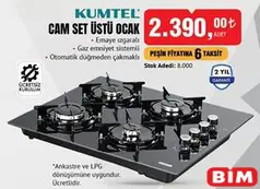 Kumtel Cam Set Üstü Ocak Kumtel Cam Set Üstü Ocak