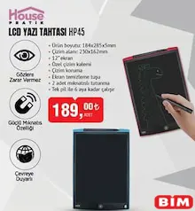 House Pratik HP45 Yazı Tahtası House Pratik HP45 Yazı Tahtası
