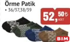 Örme Patik Örme Patik