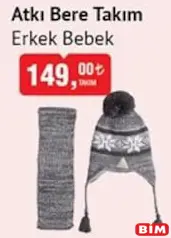 Erkek Bebek Atkı Bere Takım Erkek Bebek Atkı Bere Takım
