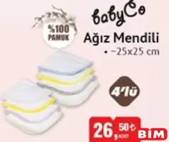 BabyCo Ağız Mendili 4'lü BabyCo Ağız Mendili 4'lü