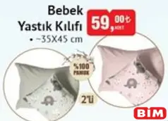 Bebek Yastık Kılıfı 35x45 cm Bebek Yastık Kılıfı 35x45 cm