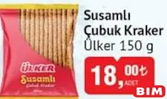 Ülker Susamlı Çubuk Kraker 150 g Ülker Susamlı Çubuk Kraker 150 g