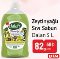 Dalan Zeytinyağlı Sıvı Sabun 3 L Dalan Zeytinyağlı Sıvı Sabun 3 L