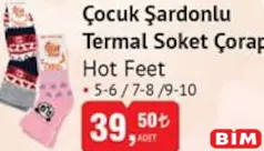 Hot Feet Çocuk Şardonlu Termal Soket Çorap Hot Feet Çocuk Şardonlu Termal Soket Çorap