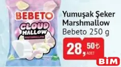 Bebeto Yumuşak Şeker Marshmallow 250 g Bebeto Yumuşak Şeker Marshmallow 250 g