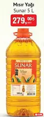 Sunar Mısır Yağı 5 L Sunar Mısır Yağı 5 L