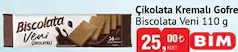 Biscolata Veni Çikolata Kremalı Gofret 110 g Biscolata Veni Çikolata Kremalı Gofret 110 g