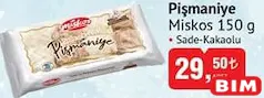 Miskos Sade-Kakaolu Pişmaniye 150 g Miskos Sade-Kakaolu Pişmaniye 150 g