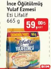 Eti Lifalif İnce Öğütülmüş Yulaf Ezmesi 665 g Eti Lifalif İnce Öğütülmüş Yulaf Ezmesi 665 g
