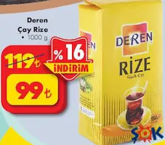 Deren Çay Rize 1 kg Deren Çay Rize 1 kg