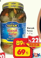Karışık Turşusu 3 kg Karışık Turşusu 3 kg