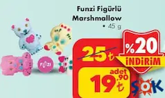 Funzi Figürlü Marshmallow 45 g Funzi Figürlü Marshmallow 45 g