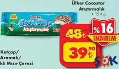 Ülker Cocostar Atıştırmalık Bisküvi 154 g Ülker Cocostar Atıştırmalık Bisküvi 154 g