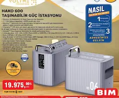 Voltme HAKO 600 Taşınabilir Güç İstasyonu Voltme HAKO 600 Taşınabilir Güç İstasyonu
