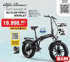 RKS Alfa Romeo Katlanabilir R2 Elektrikli Bisiklet RKS Alfa Romeo Katlanabilir R2 Elektrikli Bisiklet