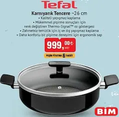 Tefal Karnıyarık Tencere 26 cm Tefal Karnıyarık Tencere 26 cm