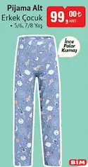 Erkek Çocuk Pijama Alt Erkek Çocuk Pijama Alt