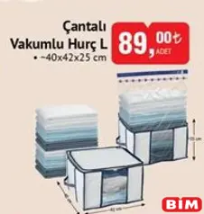 Çantalı Vakumlu Hurç L Çantalı Vakumlu Hurç L