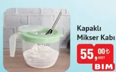 Kapaklı Mikser Kabı Kapaklı Mikser Kabı
