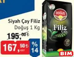 Doğuş Siyah Çay Filiz 1 kg Doğuş Siyah Çay Filiz 1 kg