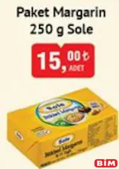 Sole Paket Margarin 250 g Sole Paket Margarin 250 g