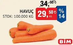 Havuç kg Havuç kg