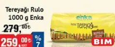 Enka Tereyağı Rulo 1000 g Enka Tereyağı Rulo 1000 g