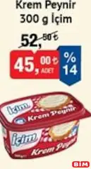 İçim Krem Peynir 300 g İçim Krem Peynir 300 g
