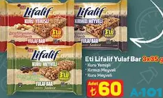 Eti Lifalif Yulaf Bar 3x35 g Eti Lifalif Yulaf Bar 3x35 g