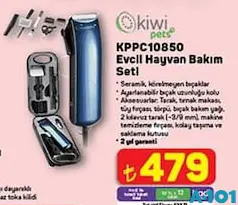 Kiwi Pets KPPC10850 Evcil Hayvan Bakım Seti Kiwi Pets KPPC10850 Evcil Hayvan Bakım Seti