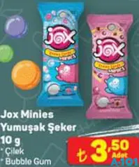 Jox Minies Yumuşak Şeker 10 g Jox Minies Yumuşak Şeker 10 g