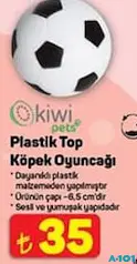 Kiwi Pets Plastik Top Köpek Oyuncağı Kiwi Pets Plastik Top Köpek Oyuncağı