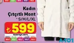 Kadın Çıtçıtlı Mont Kadın Çıtçıtlı Mont