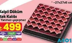 Kalpli Döküm Kek Kalıbı Kalpli Döküm Kek Kalıbı